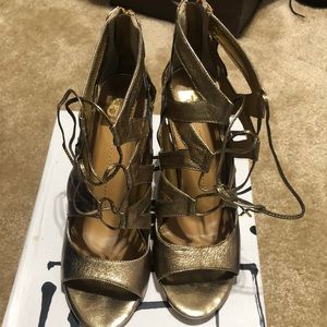Dolce Vita Gold metallic sandals